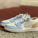 Air Jordan 1 Low Beige Blue HQ4186-111