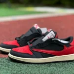 Travis Scott x Air Jordan 1 Low Black Red DM7866-061