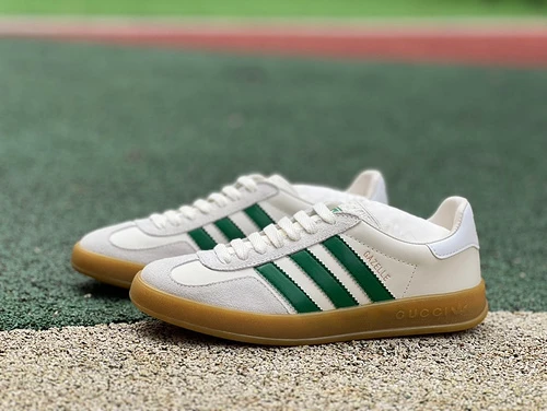 Gucci x Adidas Gazelle Green White