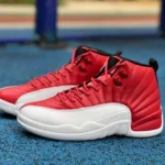 Air Jordan 12 White Red Sneakers 130690-600