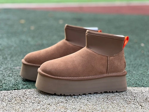 UGG Brown Platform Mid-Top