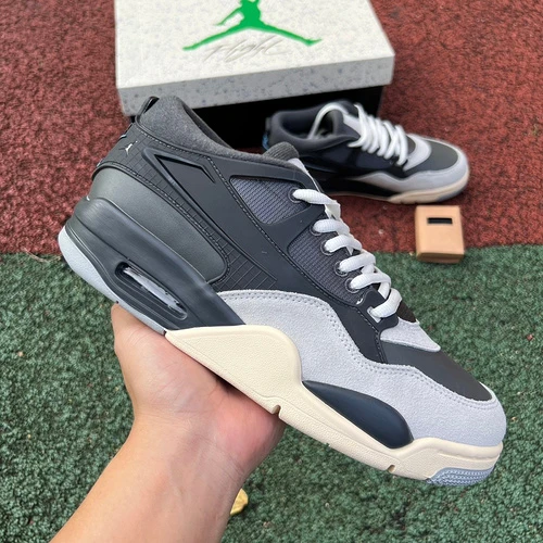 Air Jordan 4 RM "Black Grey" AJ4 Low Top FQ7938-002