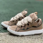 Lanvin Curb Sneakers Brown