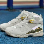 Air Jordan 8 "Champagne" White Gold High Top 832821-030