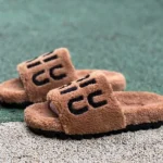 MIU MIU Fur Slides Various