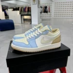 AJ1 Low White Blue Yellow HQ4186-111