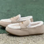 Miu Miu Slippers Beige Grey