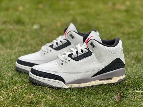 Air Jordan 3 White Grey Black CT8532-106