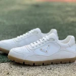 Prada White Leather