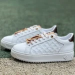 LOUIS VUITTON Time Out White Brown