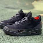 Air Jordan 3 "Black Cat" Cut Piece Version CT8532-001