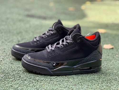 Air Jordan 3 "Black Cat" Cut Piece Version CT8532-001