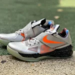 Nike KD4 Orange Black Silver FD2635-001