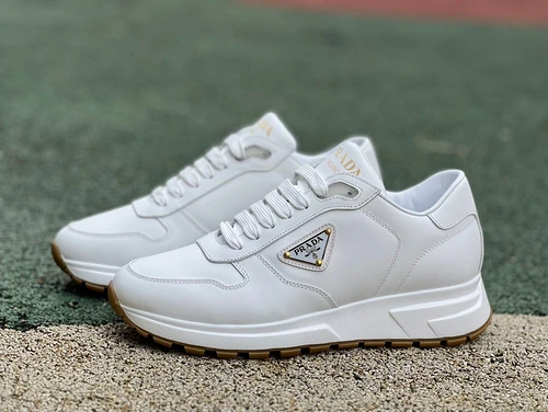 Prada White Leather