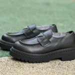 Prada Black Leather Loafers