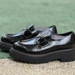 Prada Black Leather Loafers