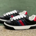 GUCCI ACE "Little Fatty" Black White Red