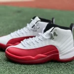 Air Jordan 12 White Red Sneakers CT8013-116