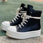 Rick Owens Black White High-Top