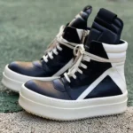 Rick Owens Black White High-Top