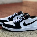 Air Jordan 1 Low Black White Red HF3188-106