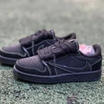 Travis Scott x Air Jordan 1 Low Black Kids DO5442-001