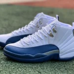 Air Jordan 12 "French Blue" White Blue Sneakers 153265-130690-113