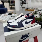 AJ1 Low White Blue Red HQ2993-100