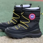 Goose Snow Boots Yellow Black