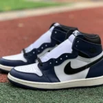 Air Jordan 1 White Blue Navy High Sneakers DZ5485-401