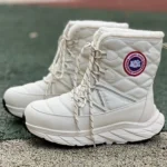 Goose Snow Boots Red Blue Grey White