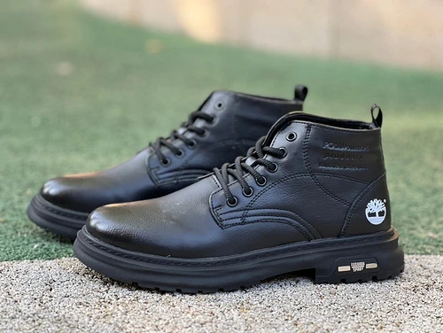 Timberland Black Mid-Top