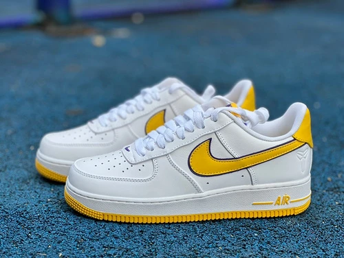 Kobe Bryant x Nike Air Force 1 Yellow White FZ1151-100