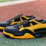 Air Jordan 4 RM "Black Yellow Red" AJ4 Low Top FQ7939-007