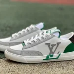 LOUIS VUITTON Charlie Denim White Grey Green