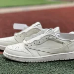 Travis Scott x Air Jordan 1 Low Golf Pure White TD1288-111