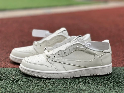 Travis Scott x Air Jordan 1 Low Golf Pure White TD1288-111