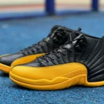 Air Jordan 12 "University Gold" Black Yellow Sneakers 130690-070