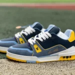 LOUIS VUITTON Trainer Blue Yellow