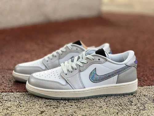 Air Jordan 1 Low CNY White Gray Silver Laser HF3144-100