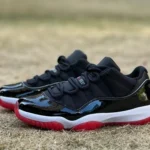 Air Jordan 11 Low "Bred" 2025 Black Red Basketball Shoes FV5104-006