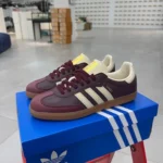 Adidas Originals Samba Burgundy T-Toe Shoes ID0477