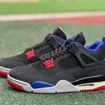 Air Jordan 4 Retro "Rare Air" Black Blue Red FV5029-003