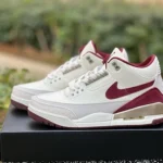 Air Jordan 3 White Red Dragon Year Sneaker CT8532-031