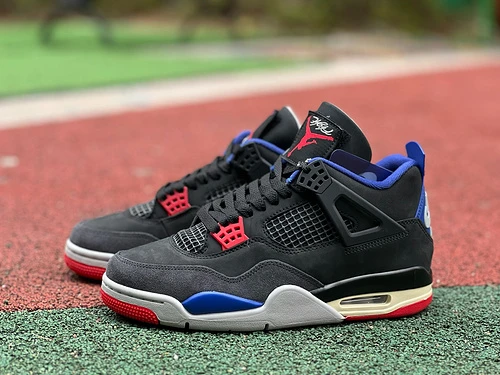 Air Jordan 4 Retro "Rare Air" Black Blue Red FV5029-003