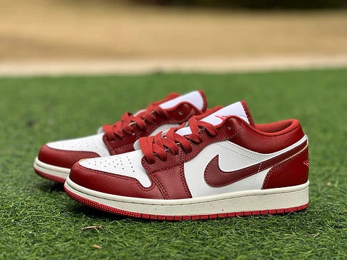 Air Jordan 1 Low White Red Retro FJ3459-160