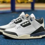 A Ma Maniere x Air Jordan 3 OG White Grey Blue Sneaker HV8571-100