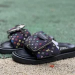 Takashi Murakami x LOUIS VUITTON Slides Black