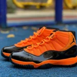 Air Jordan 11 Black Orange Basketball Shoes CT8012-800