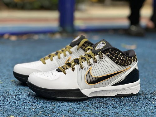 GX Pure Original Kobe 4 White Black Gold AV6339-101
